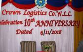 Crown Logistics Celebrate Their 10th Business Anniversary