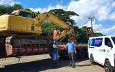 Cross Ocean Freight Logistics Deliver Hydraulic Excavator