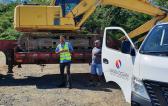 Cross Ocean Freight Logistics Deliver Hydraulic Excavator