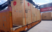 Caribbean International Cargo Handle Paper Machinery to Caucedo