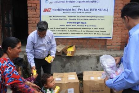 UFO Members Help Earthquake Relief Program in Nepal