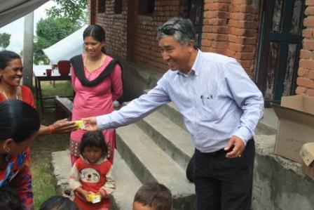 UFO Members Help Earthquake Relief Program in Nepal