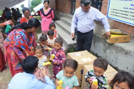 UFO Members Help Earthquake Relief Program in Nepal