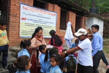 UFO Members Help Earthquake Relief Program in Nepal