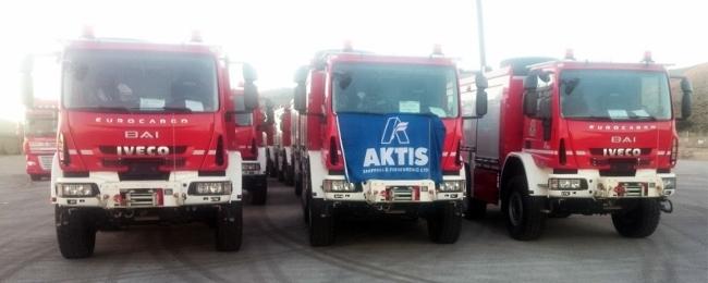 Aktis Handle 37 Fire Trucks from Italy to Greece