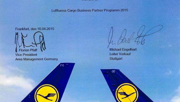 ALLSTA Nominated for Lufthansa Business Partner Program