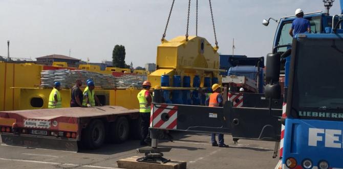 Veslam Shipping lead the Constructions of STS PACECO Crane in Constanta Port