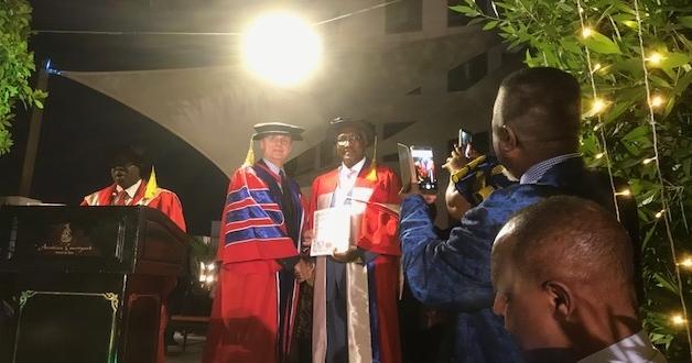 Max at Destiny Shipping Agencies Awarded with Honorary Doctorate Degree