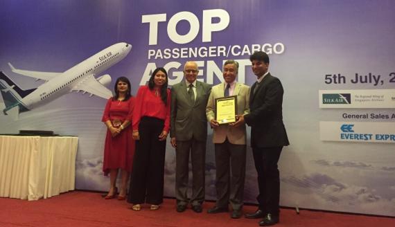 World Freight International Awarded Top Cargo Agent by Silk Air / Singapore Airlines