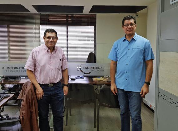 ABM Logistics Visit L&L International in Colombia