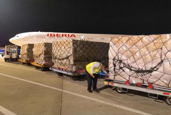 Plaza Forwarding Handles 2 Charter Flights Filled with Medical Aid