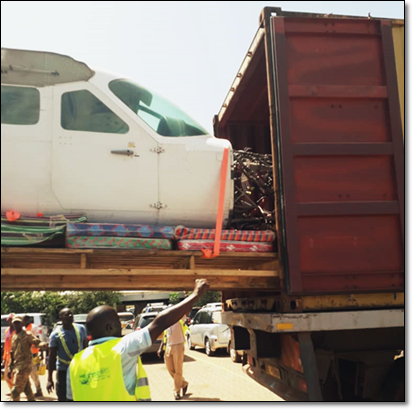 New Africa Cargo Freighters Recover Crashed Cessna Parts